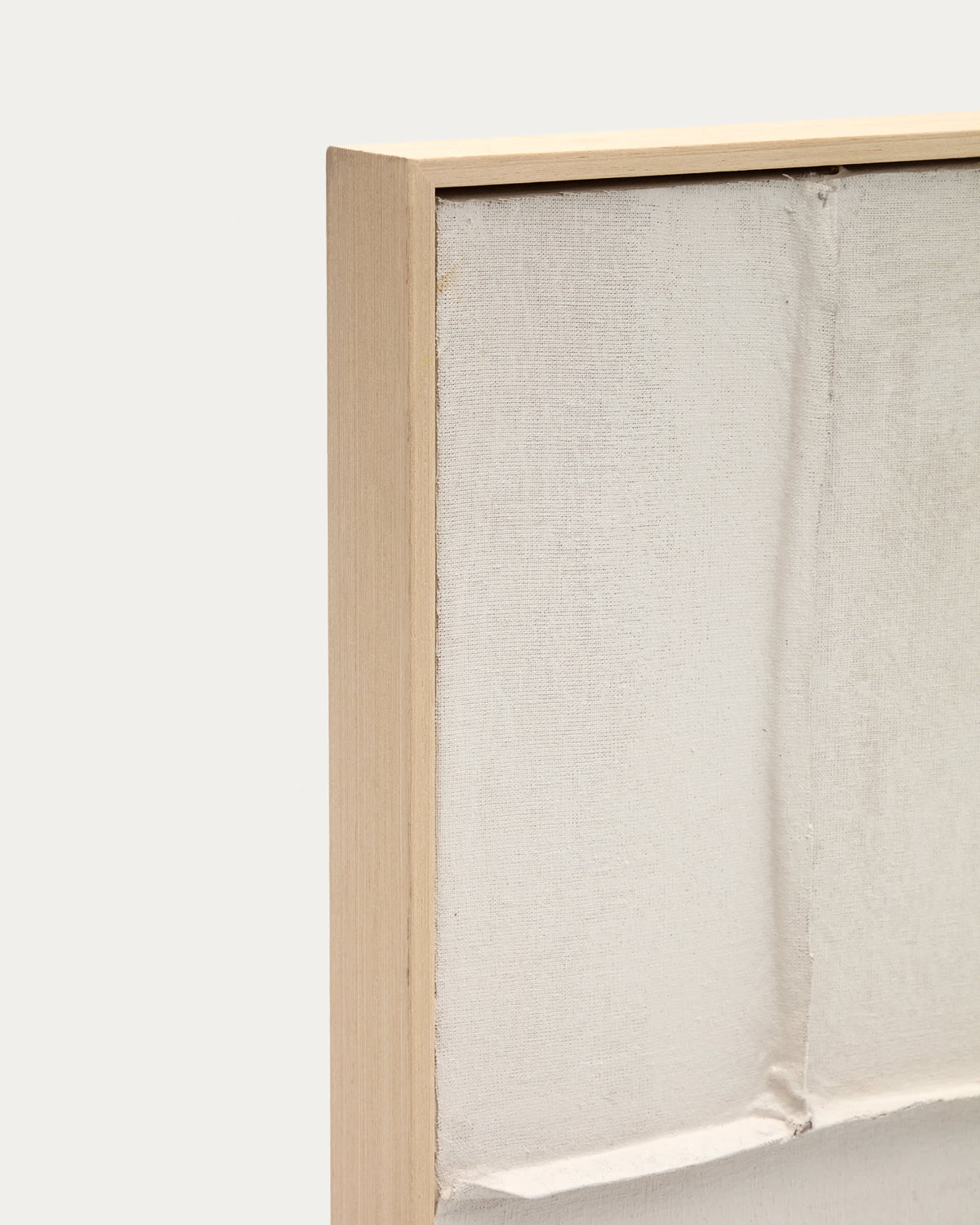 Japandi Wandbild Klis – Leinen, Weiß, 120 × 200 cm – weitere Ansicht