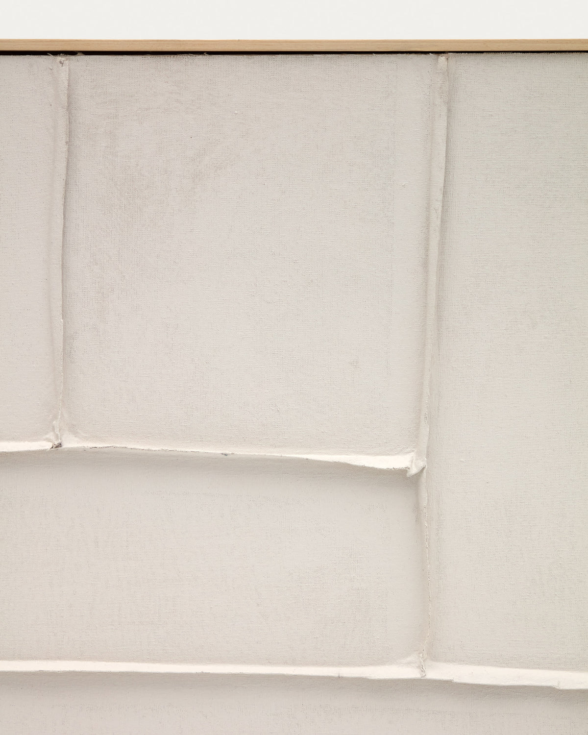 Japandi Wandbild Klis – Leinen, Weiß, 120 × 200 cm – weitere Ansicht