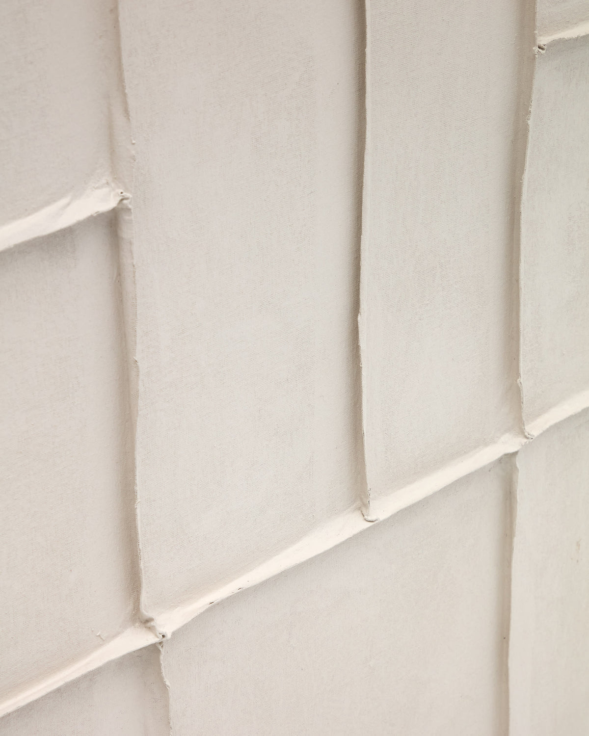 Japandi Wandbild Klis – Leinen, Weiß, 120 × 200 cm – weitere Ansicht