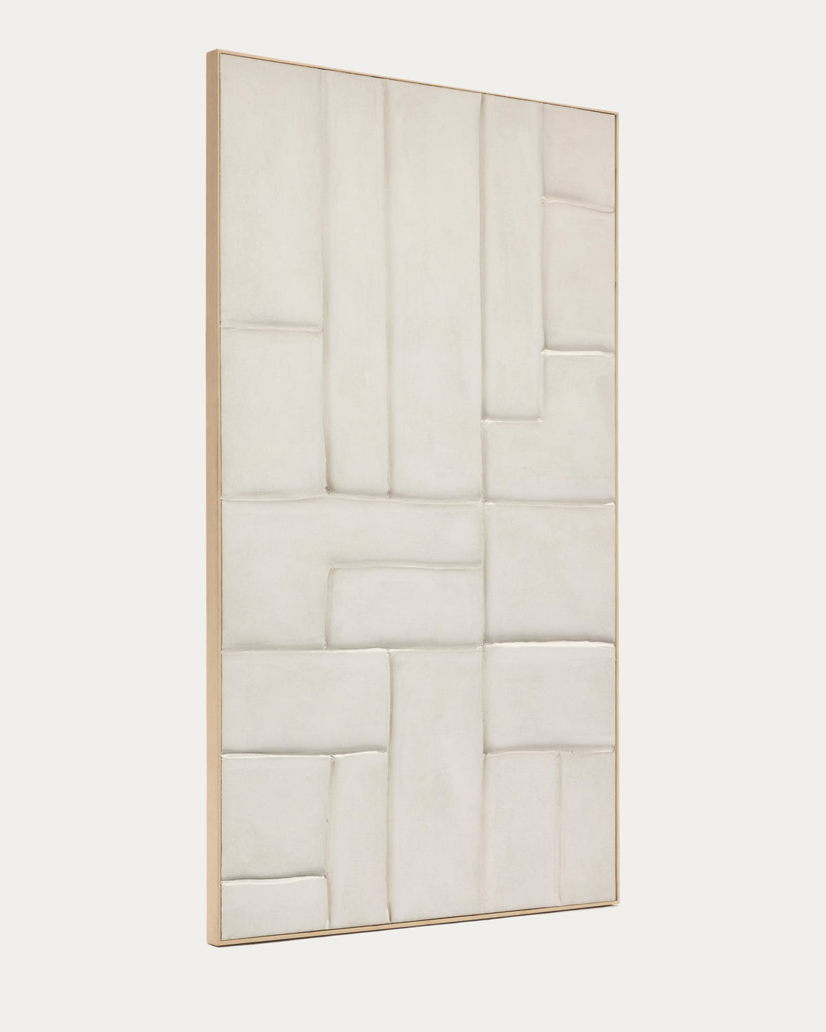 Japandi Wandbild Klis – Leinen, Weiß, 120 × 200 cm – weitere Ansicht