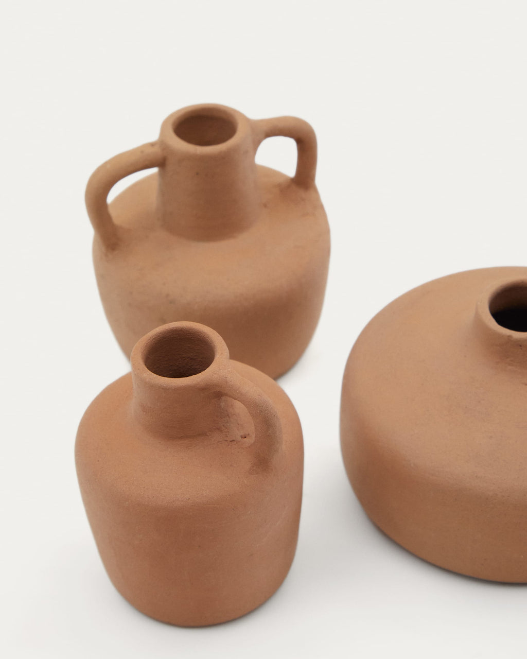 Japandi Vase Sofra – Keramik, Terrakotta, 10 cm – weitere Ansicht