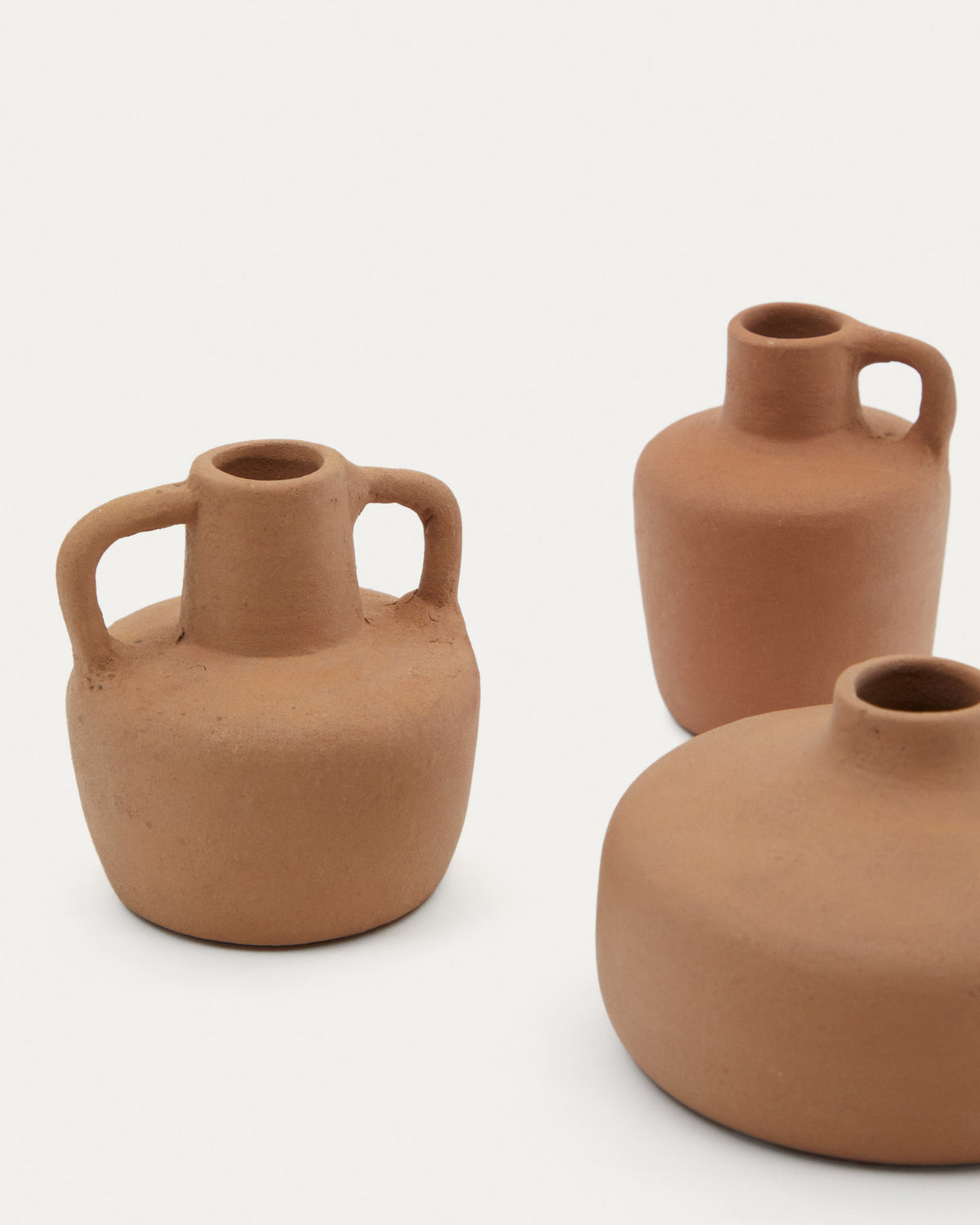 Japandi Vase Sofra – Keramik, Terrakotta, 10 cm – weitere Ansicht
