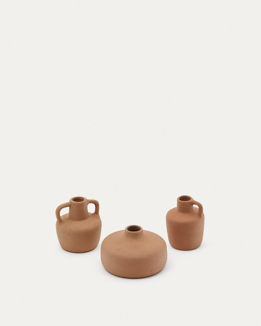 Japandi Vase Sofra – Keramik, Terrakotta, 10 cm – Produktansicht
