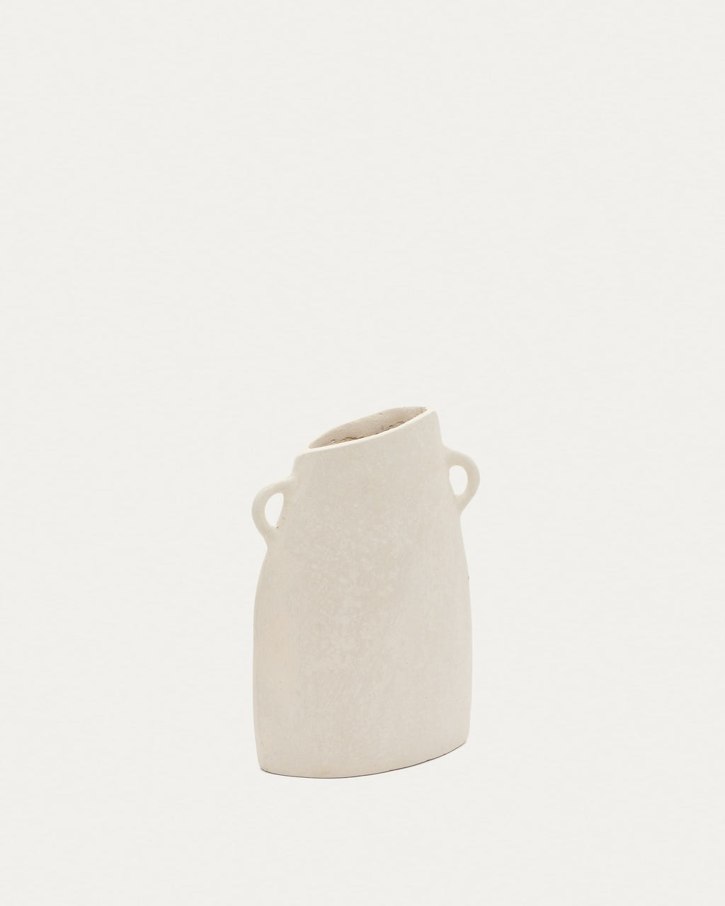 Japandi Vase Neti – Papier, Weiß, 27 cm – Produktansicht