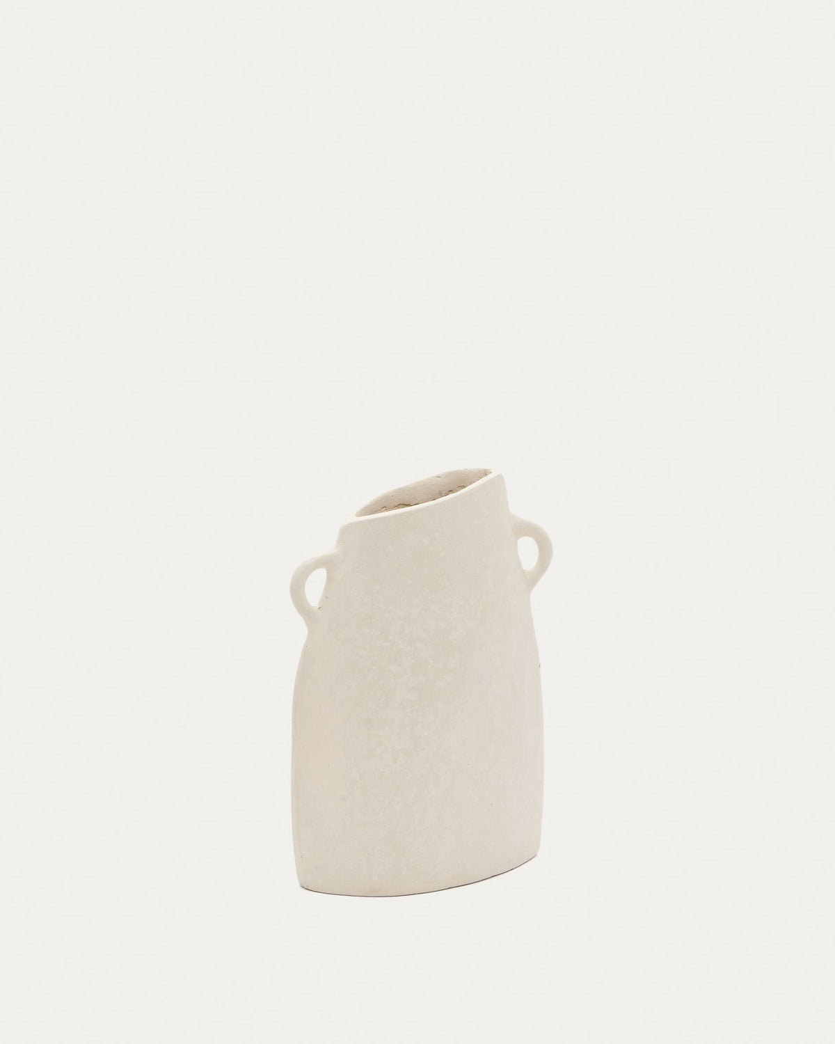 Japandi Vase Neti – Papier, Weiß, 27 cm – Produktansicht