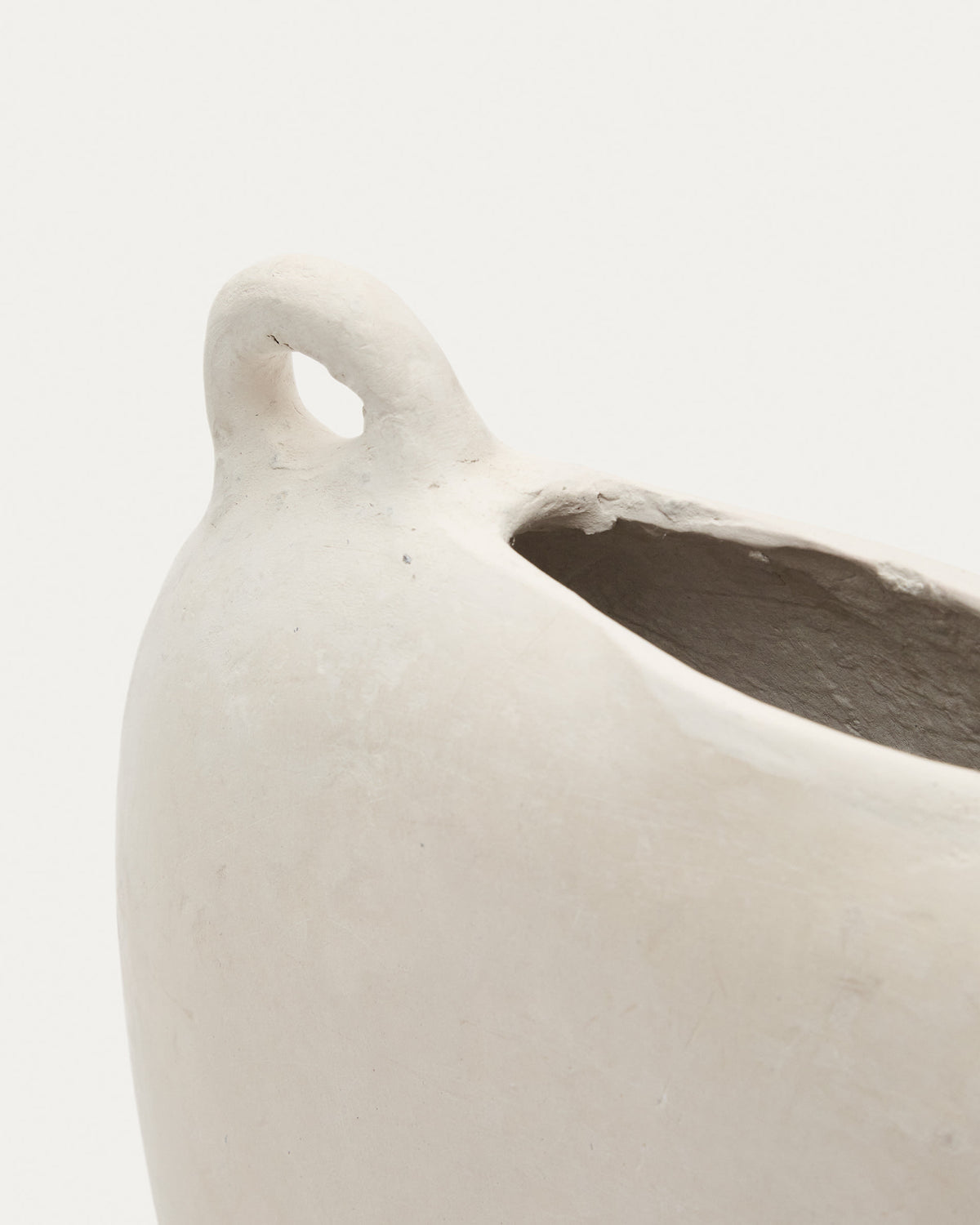 Japandi Vase Neti – Papier, Weiß, 37 cm – weitere Ansicht