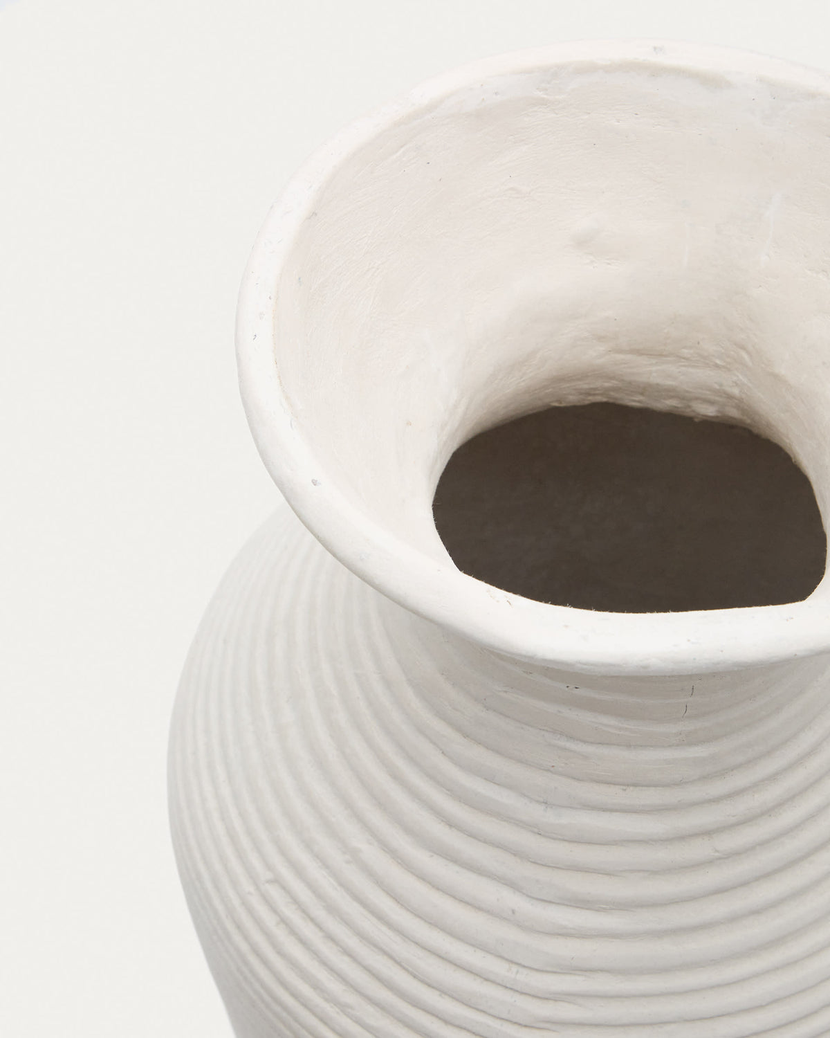 Japandi Vase Pria – Papier, Weiß, 72 cm – weitere Ansicht