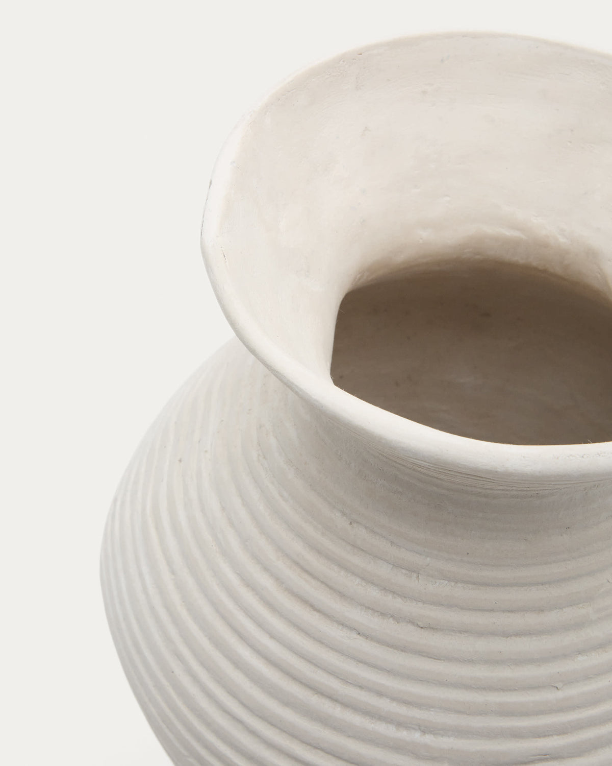 Japandi Vase Pria – Papier, Weiß, 51 cm – weitere Ansicht