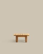 Japandi Beistelltisch Tirant – Teakholz, Natur, 70 × 70 cm – weitere Ansicht