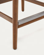 Japandi Hocker Nina – Akazie, Nussbaum, 62 cm – weitere Ansicht