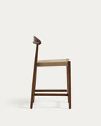 Japandi Hocker Nina – Akazie, Nussbaum, 62 cm – weitere Ansicht
