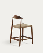 Japandi Hocker Nina – Akazie, Nussbaum, 62 cm – weitere Ansicht