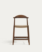 Japandi Hocker Nina – Akazie, Nussbaum, 62 cm – weitere Ansicht