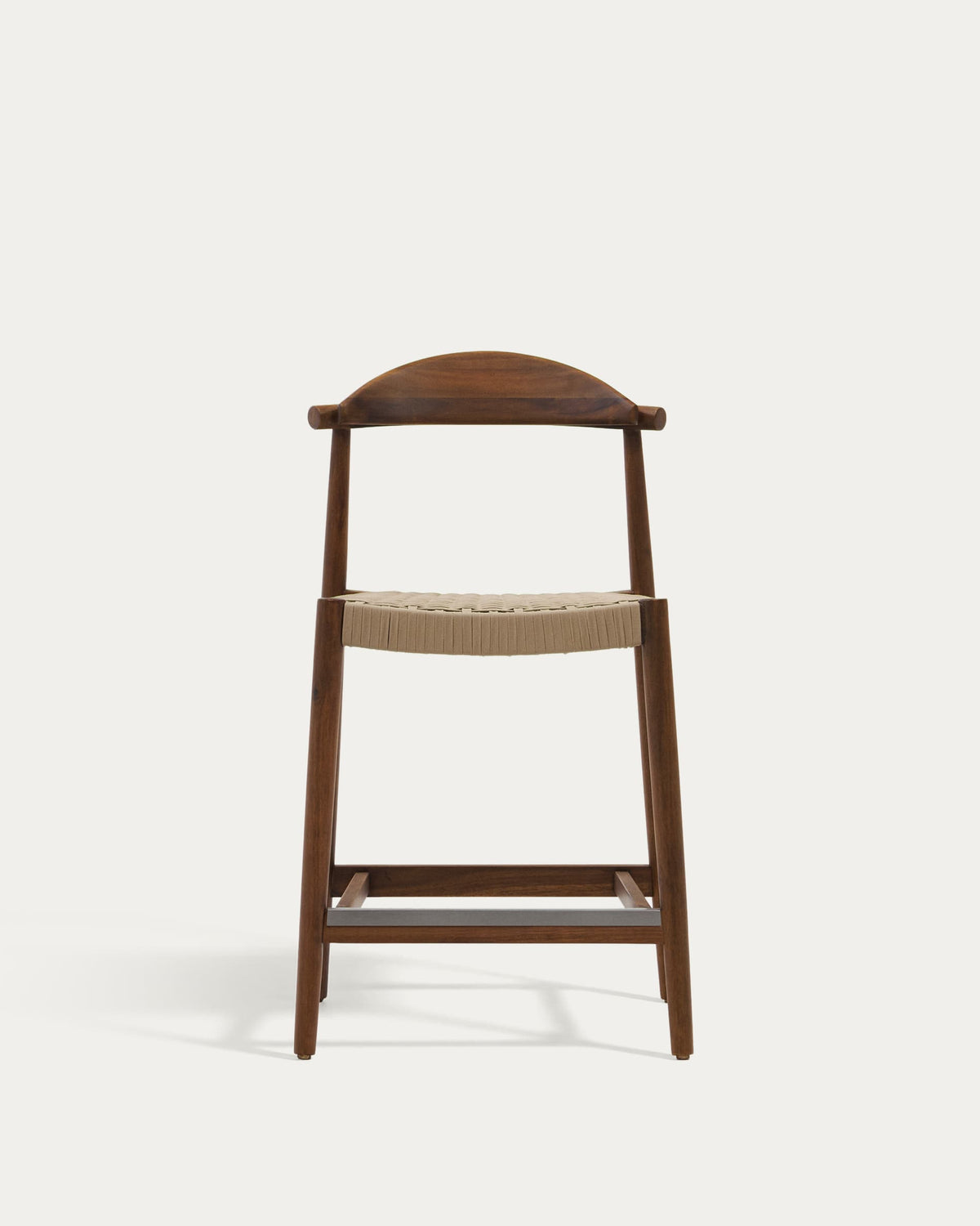 Japandi Hocker Nina – Akazie, Nussbaum, 62 cm – weitere Ansicht