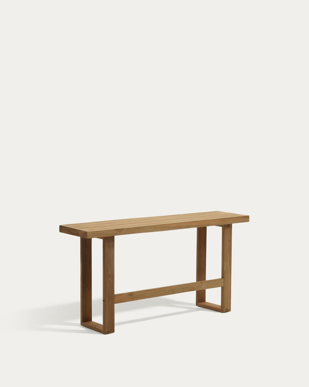 Japandi Bank Canadell – Teakholz, Braun, 130 cm – weitere Ansicht