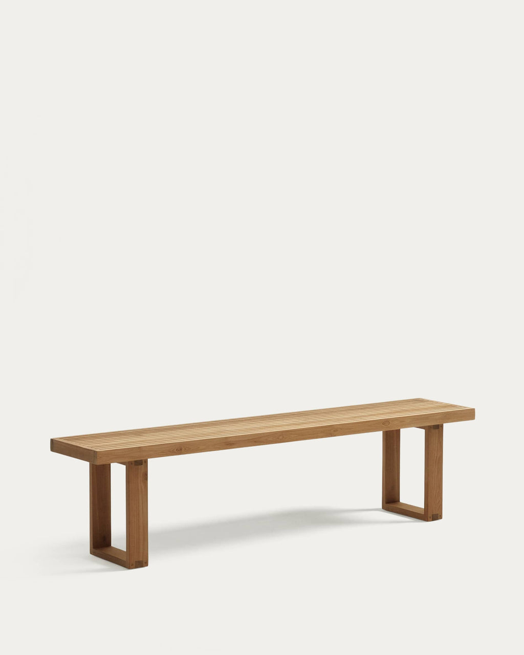 Japandi Bank Canadell – Teakholz, Braun, 210 cm – weitere Ansicht