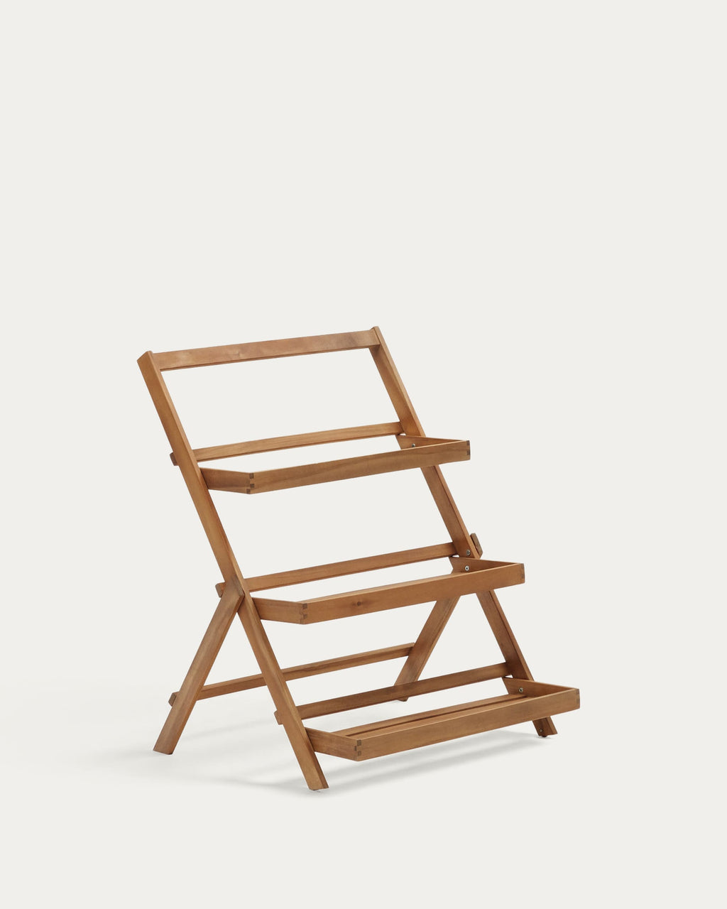 Japandi Regal Victora – Akazie, Braun, 70 × 85 cm – Produktansicht
