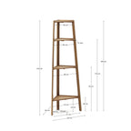 Japandi Regal Victora – Akazie, Braun, 42 × 150 cm – weitere Ansicht