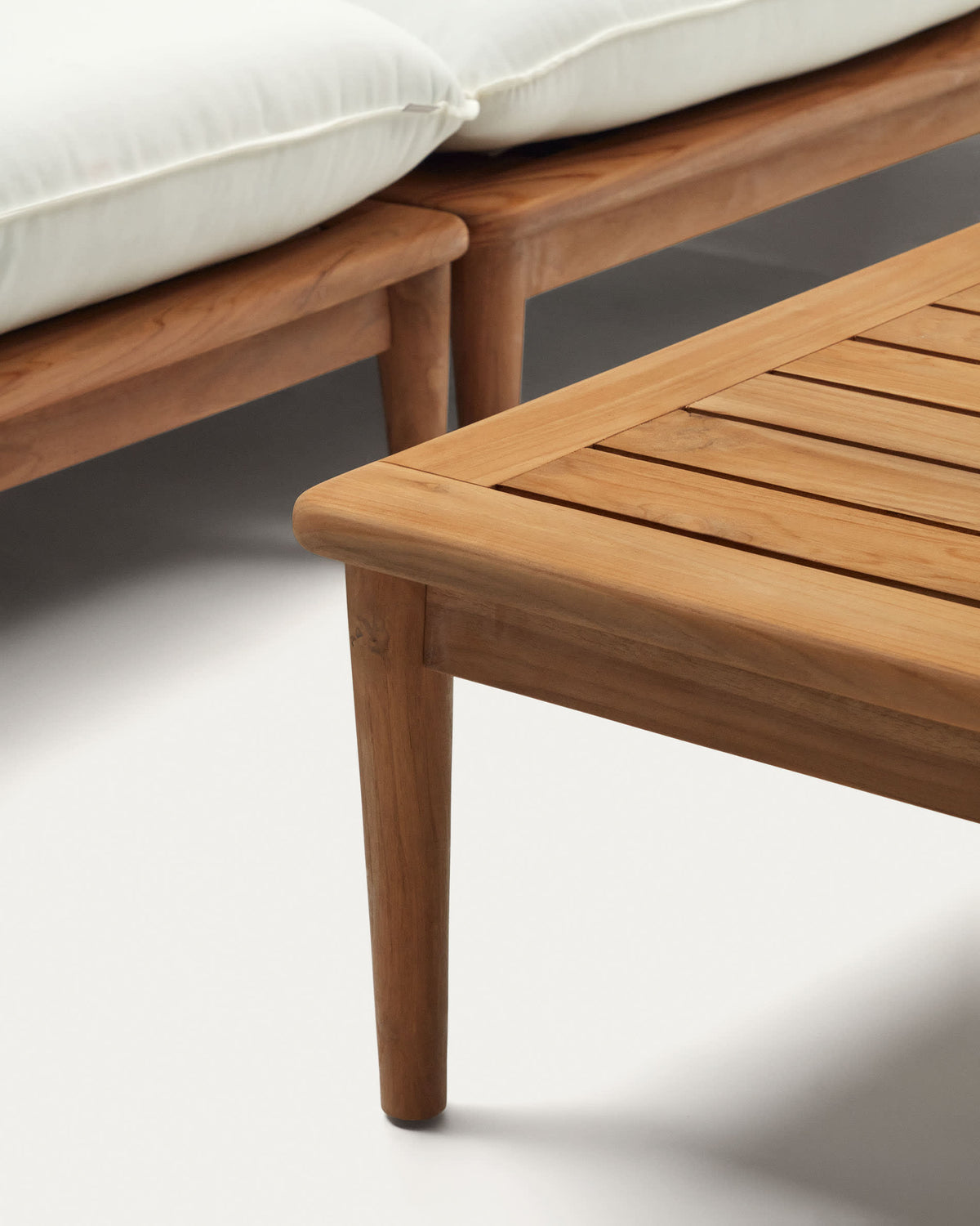Japandi Lounge-Set Portitxol – 5 Sitze, 1 Tisch, Weiß – weitere Ansicht