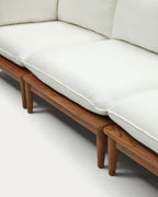 Japandi Lounge-Set Portitxol – 4 Sitze, 2 Tische, Weiß – weitere Ansicht