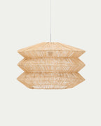 Japandi Lampenschirm Dakit – Rattan, Natur, 60 × 39 cm – Produktansicht