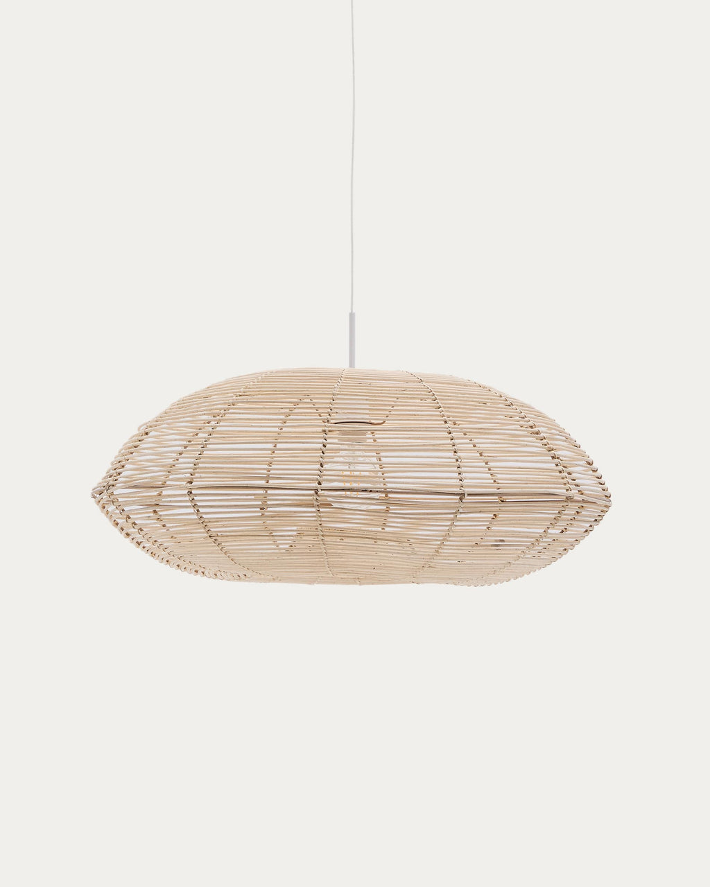 Japandi Lampenschirm Flaro – Rattan, Natur, Ø 70 cm – Produktansicht