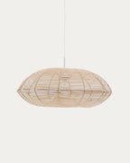 Japandi Lampenschirm Flaro – Rattan, Natur, Ø 70 cm – Produktansicht