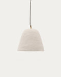 Japandi Deckenleuchte Lisora – Papier, Beige, Ø 35 cm – Produktansicht
