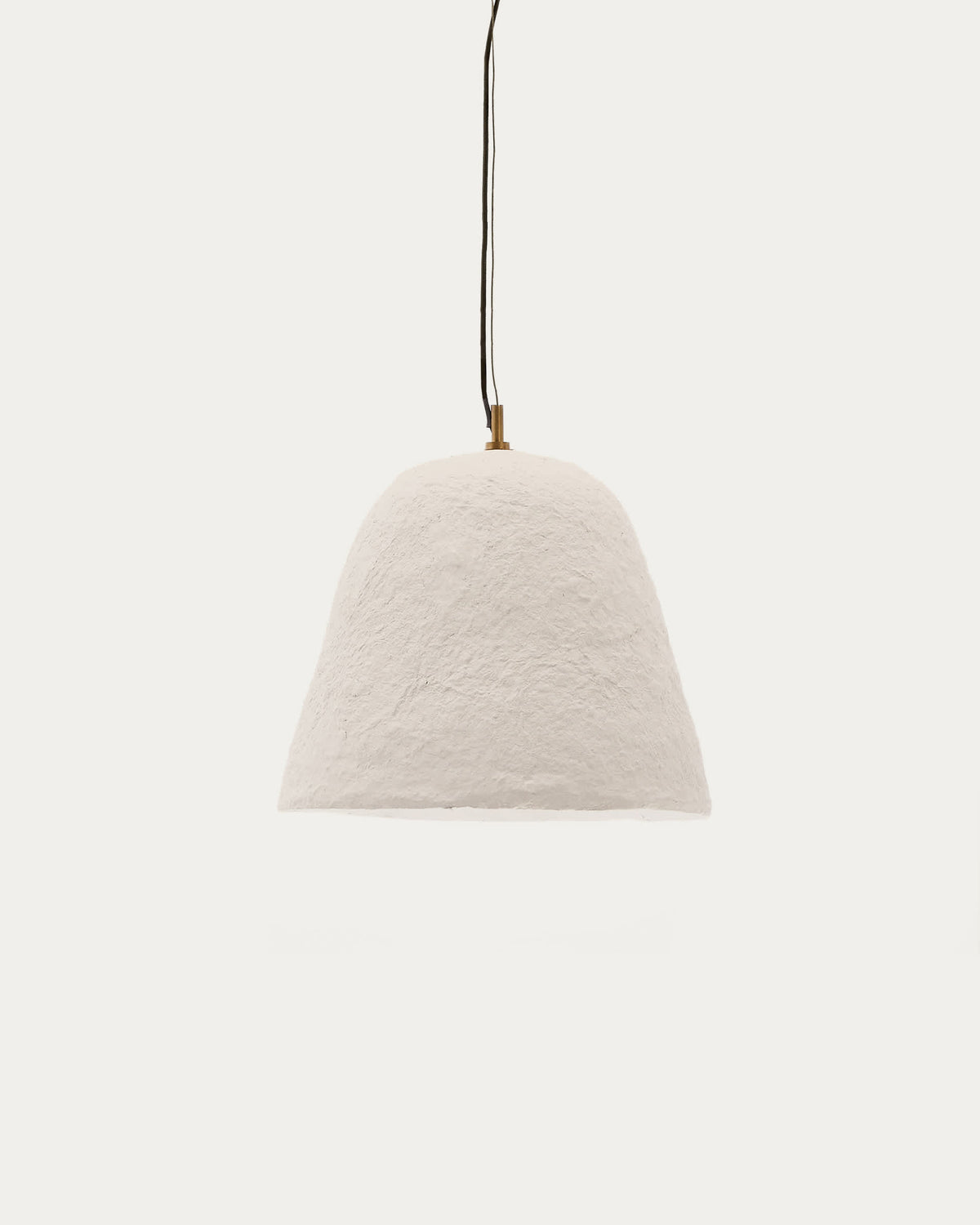 Japandi Deckenleuchte Lisora – Papier, Beige, Ø 35 cm – Produktansicht