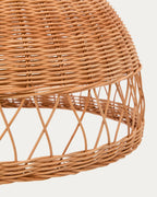 Japandi Lampenschirm Loura – Rattan, Natur, Ø 40 cm – weitere Ansicht