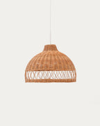 Japandi Lampenschirm Loura – Rattan, Natur, Ø 40 cm – Produktansicht