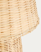 Japandi Tischlampe Neuda – Rattan, Natur – weitere Ansicht