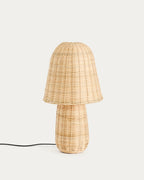 Japandi Tischlampe Neuda – Rattan, Natur – Produktansicht