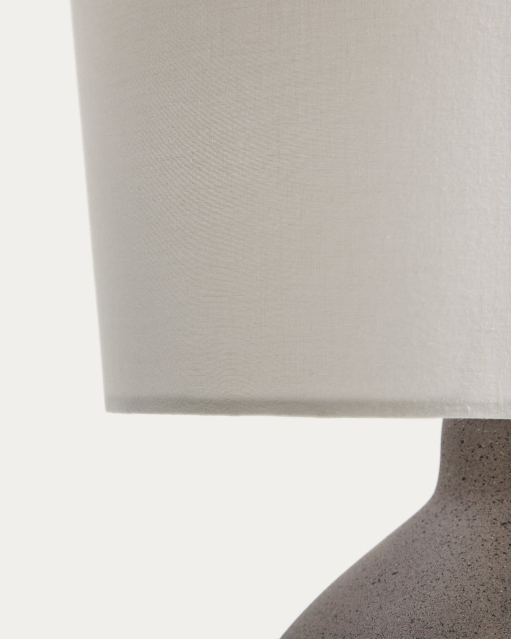Japandi Tischlampe Viona – mittel, Hellgrau – weitere Ansicht