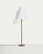 Japandi Stehlampe Navat – Metall, Braun – Produktansicht
