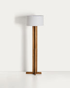 Japandi Stehlampe Niani – Natur, Weiß – Produktansicht