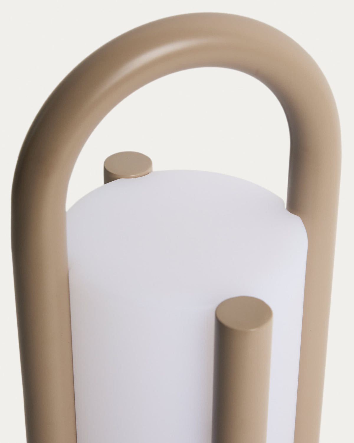 Japandi Tischlampe Leros – klein, Taupe – weitere Ansicht