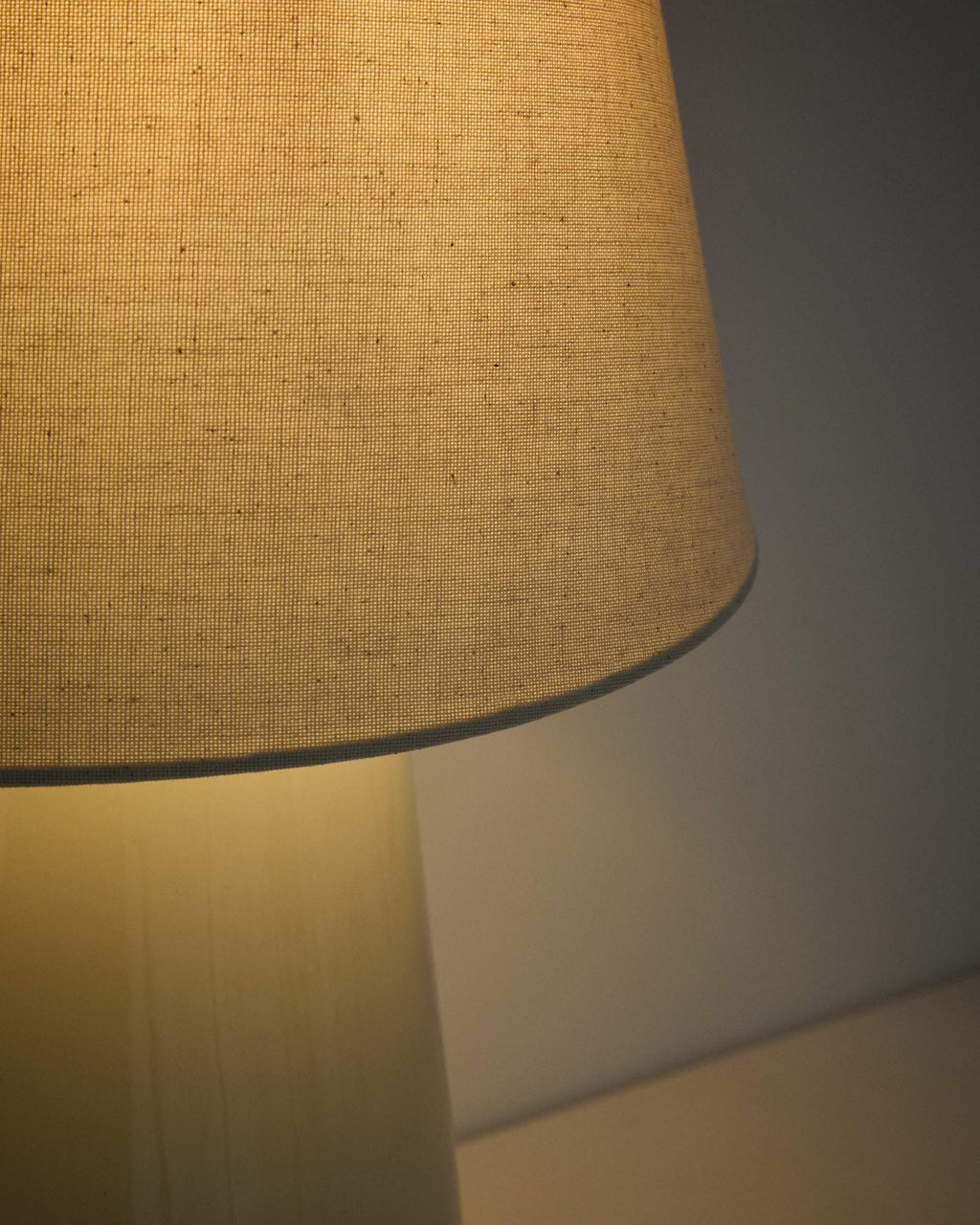 Japandi Tischlampe Odra – Keramik, Ecru – weitere Ansicht