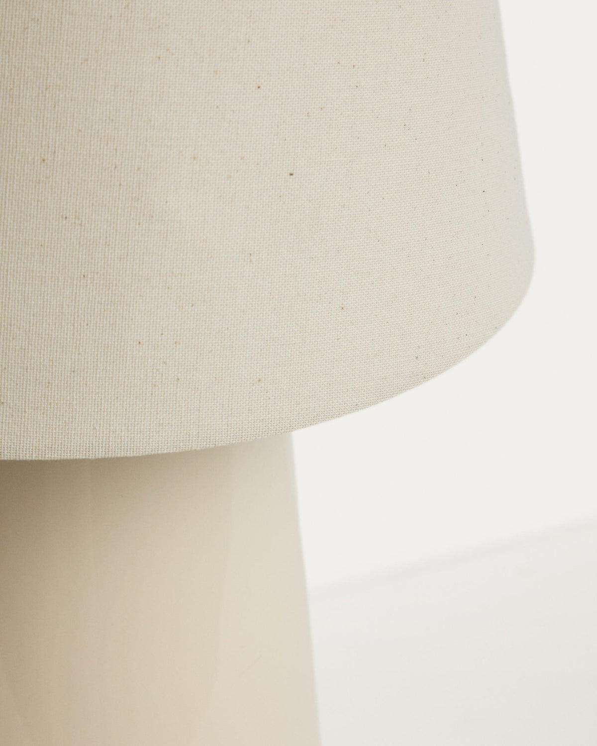 Japandi Tischlampe Odra – Keramik, Ecru – weitere Ansicht