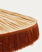 Japandi Pendelleuchte Pollensa – Rattan, Natur, Ø 75 cm – weitere Ansicht