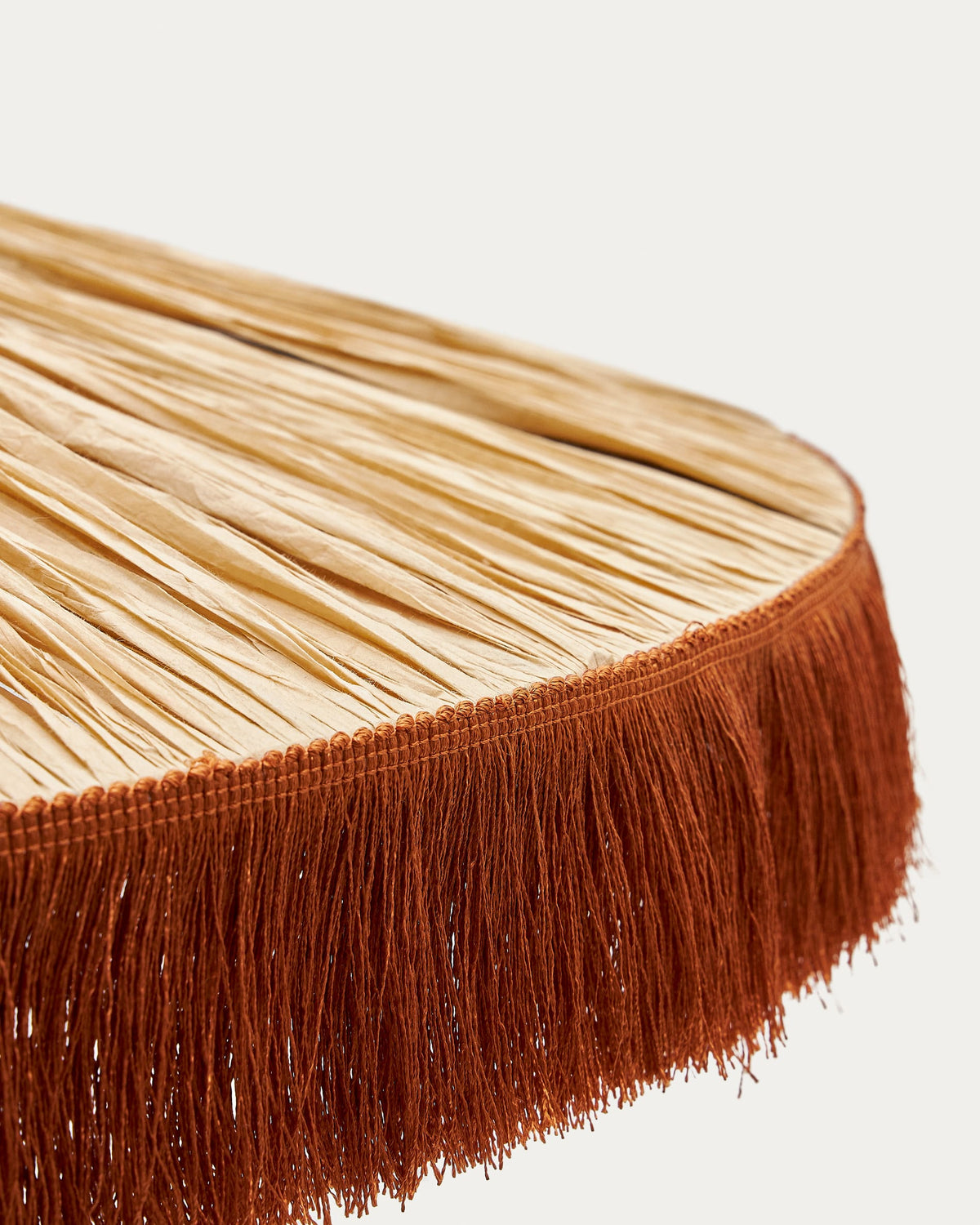 Japandi Pendelleuchte Pollensa – Rattan, Natur, Ø 75 cm – weitere Ansicht
