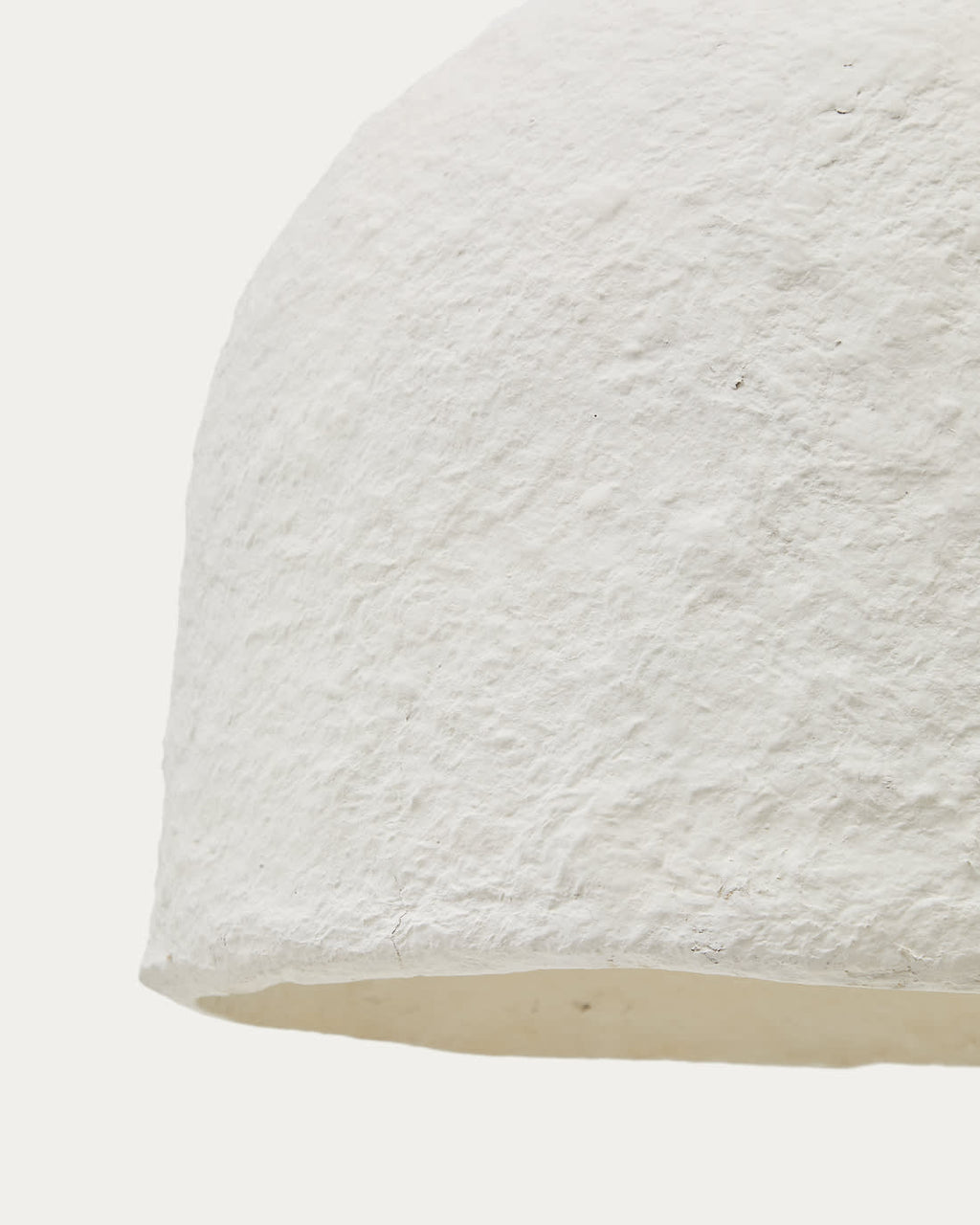 Japandi Pendelleuchte Sineu – Papier, Weiß, Ø 34,5 cm – weitere Ansicht