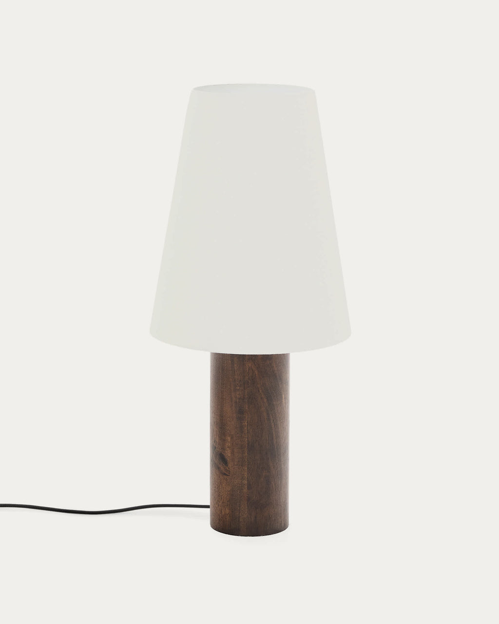 Japandi Stehlampe Marga – Massivholz, Dunkelbraun – Produktansicht