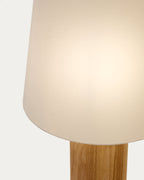 Japandi Stehlampe Marga – Massivholz, Natur – weitere Ansicht