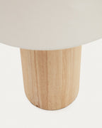 Japandi Stehlampe Marga – Massivholz, Natur – weitere Ansicht