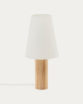 Japandi Stehlampe Marga – Massivholz, Natur – Produktansicht