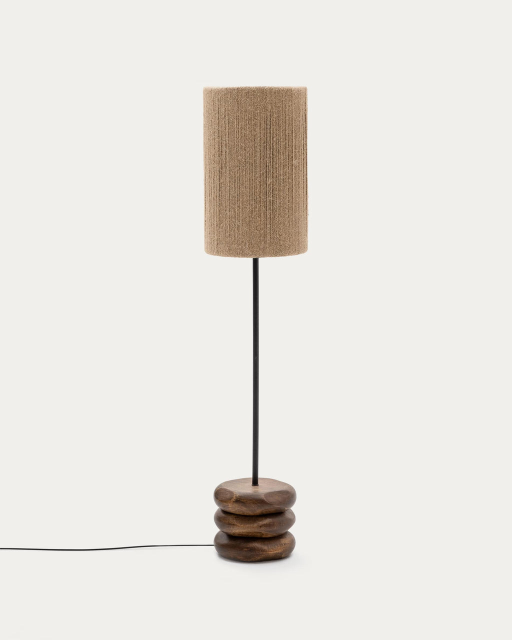 Japandi Stehlampe Kor – Akazie, Natur – Produktansicht
