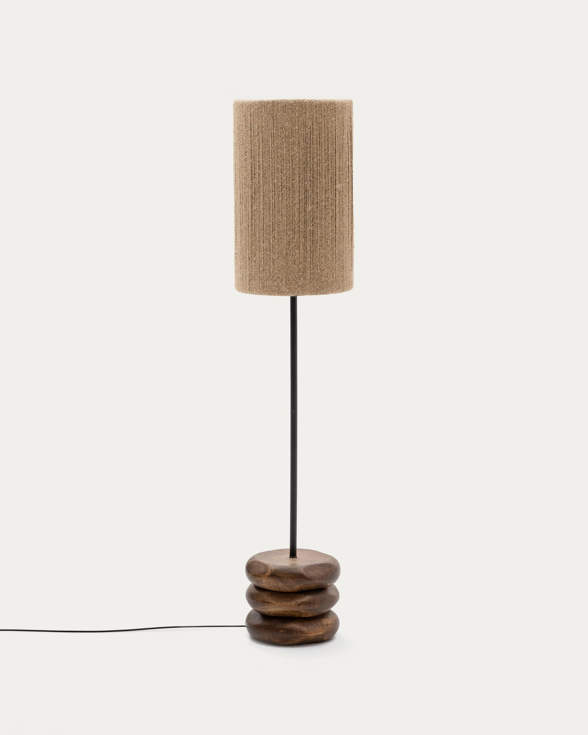 Japandi Stehlampe Kor – Akazie, Natur – Produktansicht