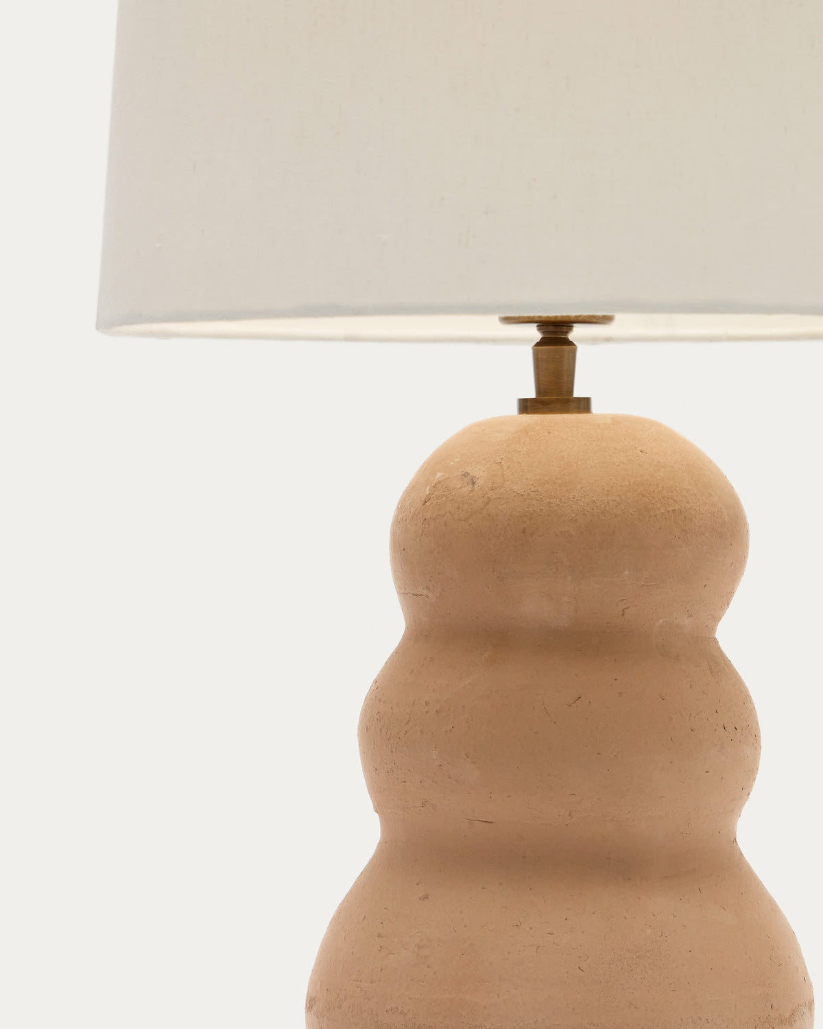 Japandi Tischlampe Madsen – Keramik, Terrakotta – weitere Ansicht