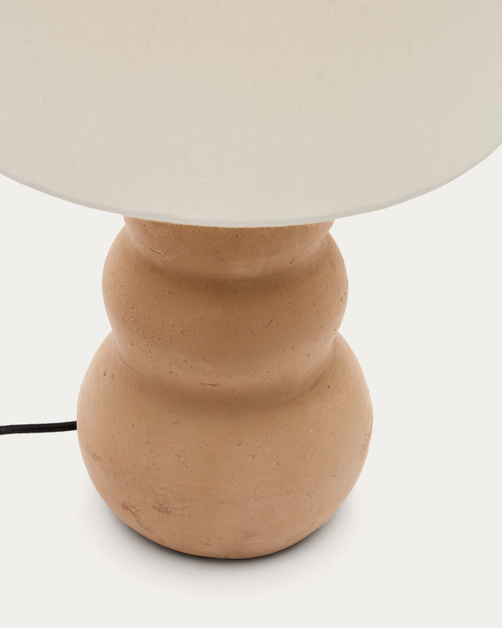 Japandi Tischlampe Madsen – Keramik, Terrakotta – weitere Ansicht